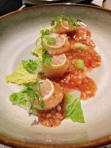 Scallops with Chilli and lime